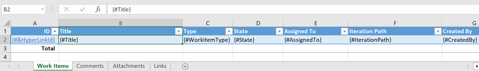 Export from Sprint/Backlog